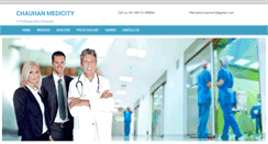 Desktop Screenshot of chauhanmedicity.com