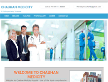 Tablet Screenshot of chauhanmedicity.com